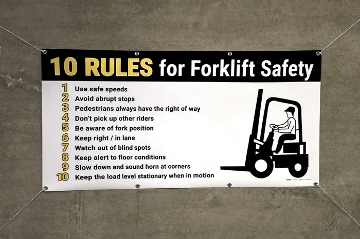 What Are the 5 Safety Rules for a Forklift at Work