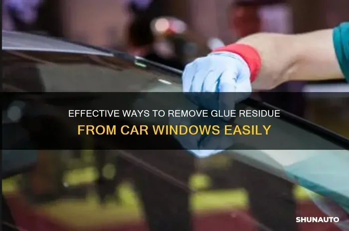 How to Remove Glue From Car Glass Quickly and Easily