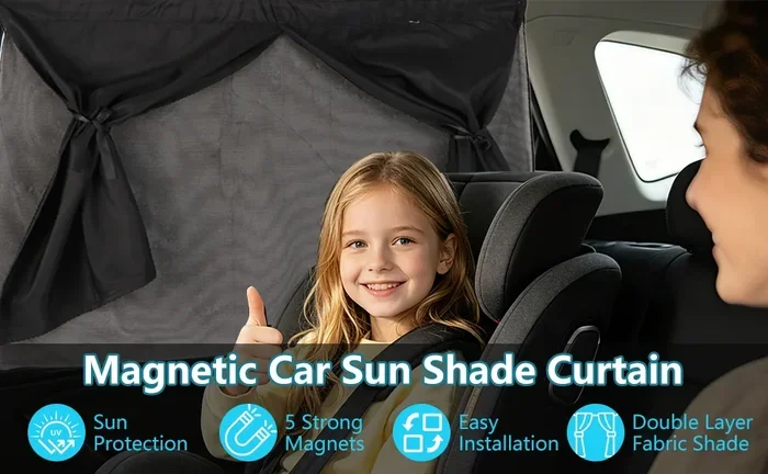Magnetic Car Window Shades for Ultimate Sun Protection