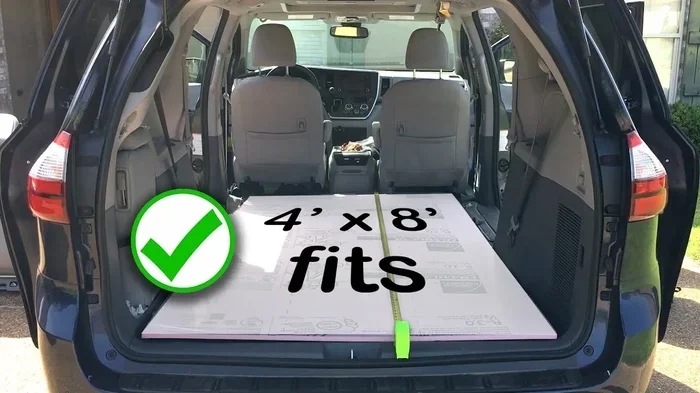 Can You Fit a 4x8 Sheet of Plywood in a Toyota Sienna
